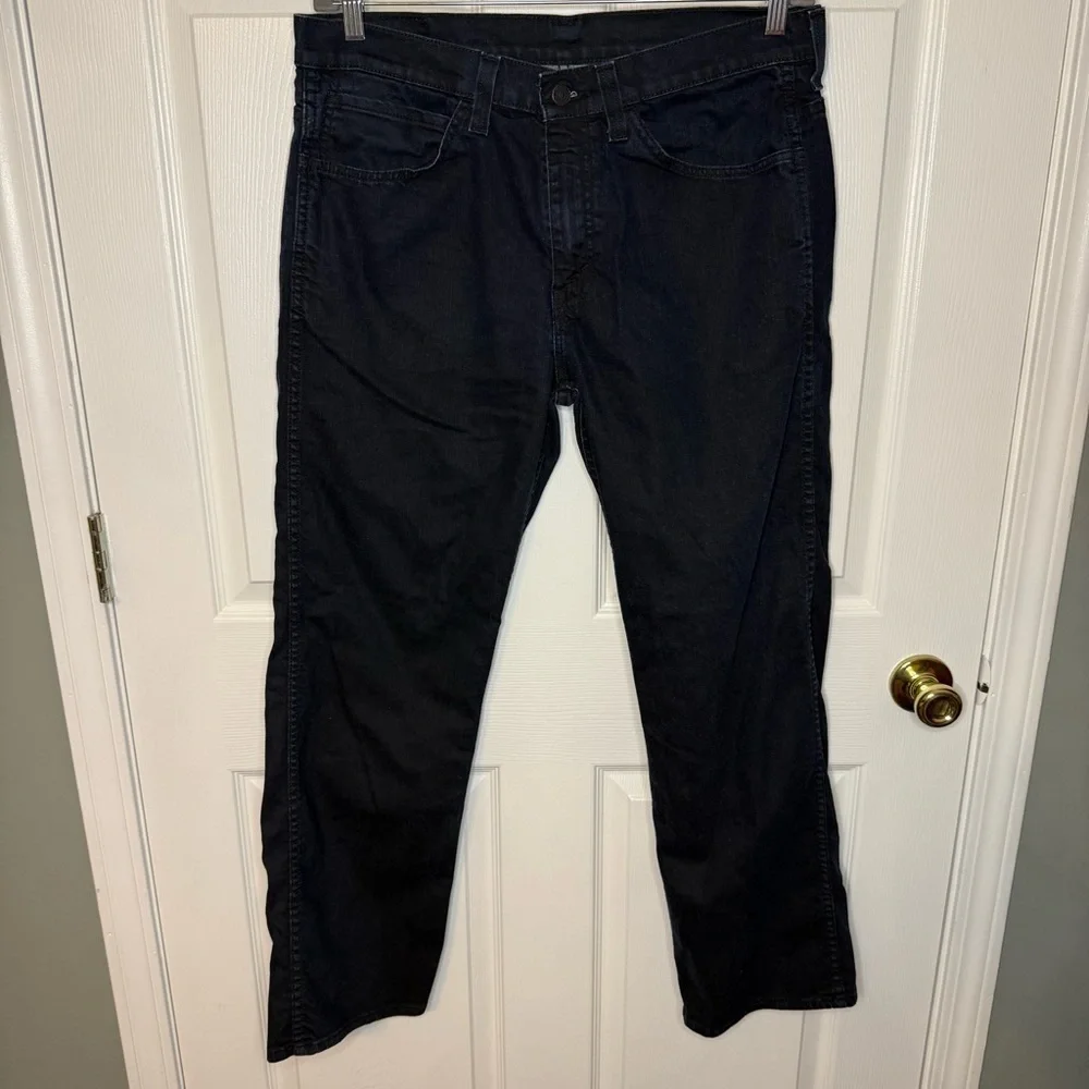 Levi's 569 Dark Blue Loose Straight Fit Jeans Jeans Size 34W 32L GUC